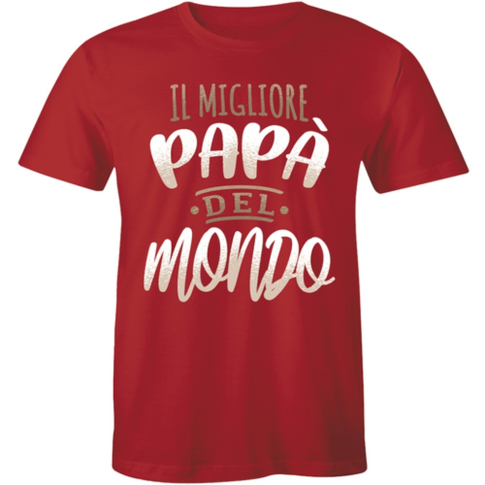 Il Migliore Papa Del Mondo Men Fathers Day T-shirt